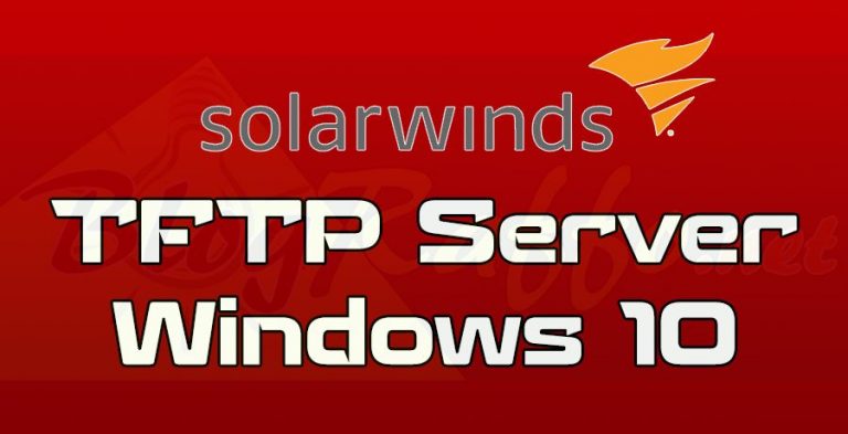 download solarwinds tftp server portable